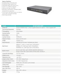 VIDEOPARK VP-16P-2UPG-1SFP 16 PORT POE 10/100 + 2 PORT GBIT UPLINK + 1 PORT SFP 300W POE SWITCH DAHİLİ POWER